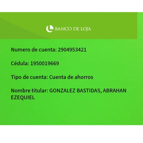 Información de pago